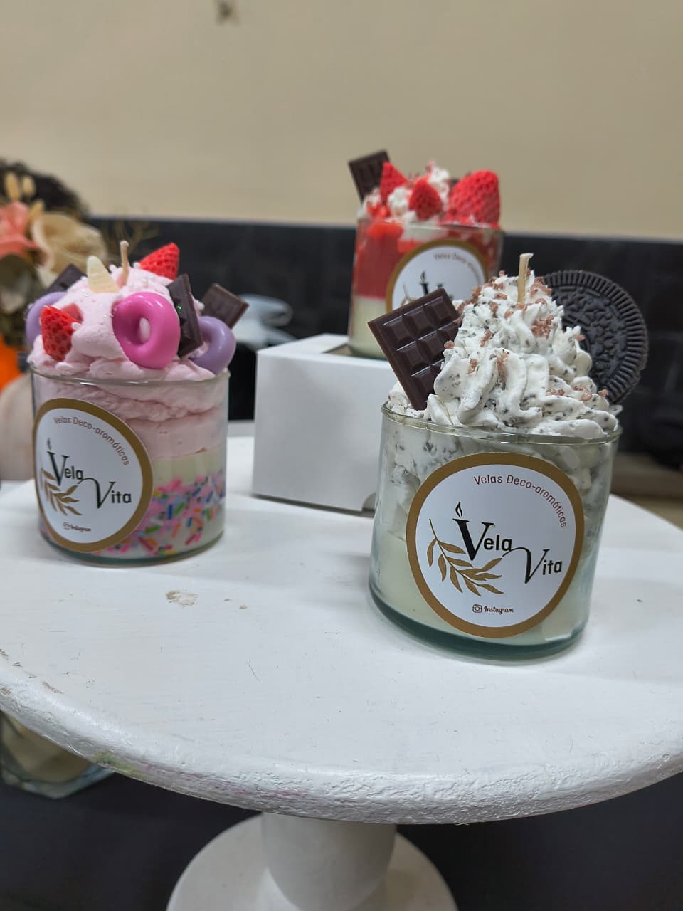 Velas Aromaticas Gourmet Estilo Postre
